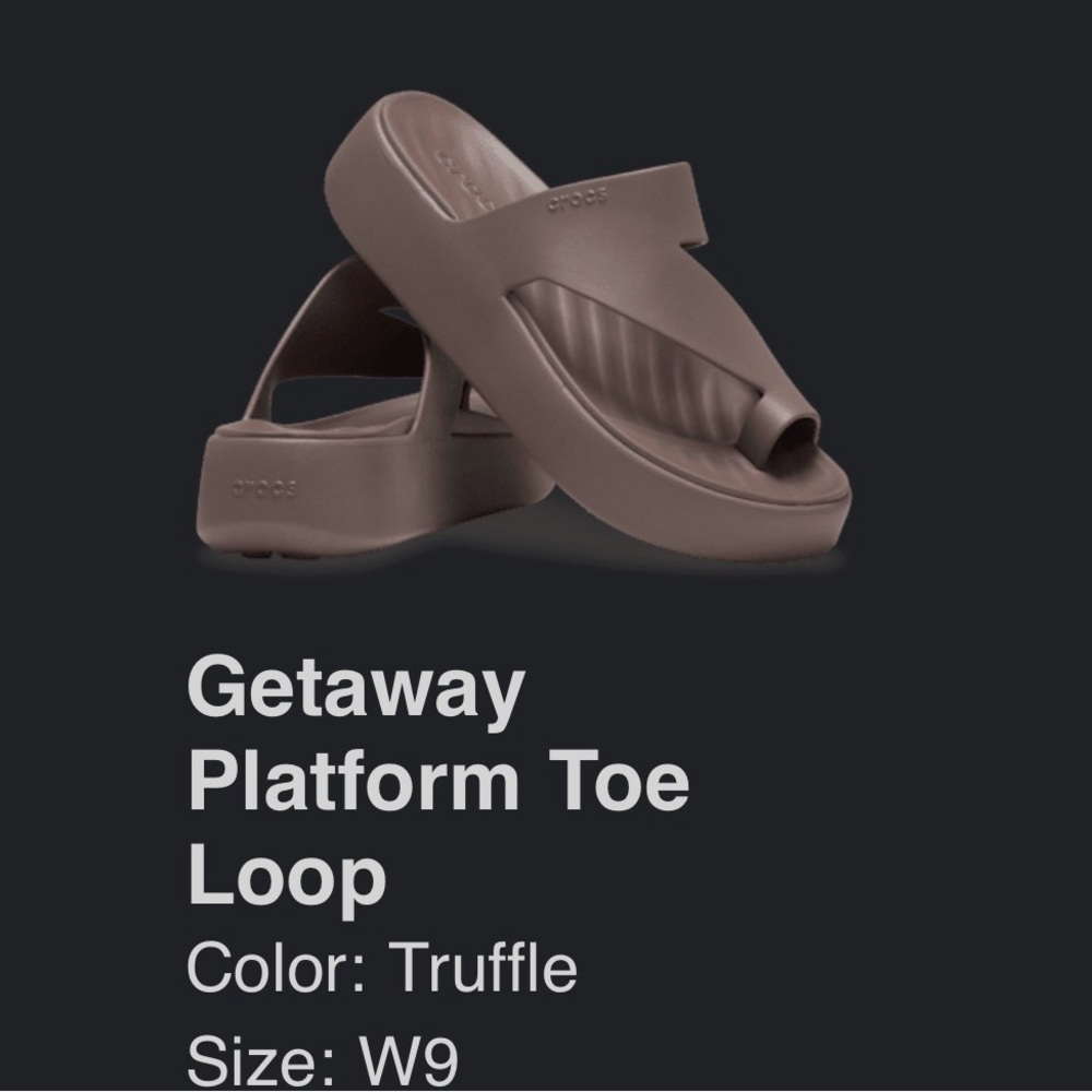 Crocs Getaway Platform Toe Loop - image 3